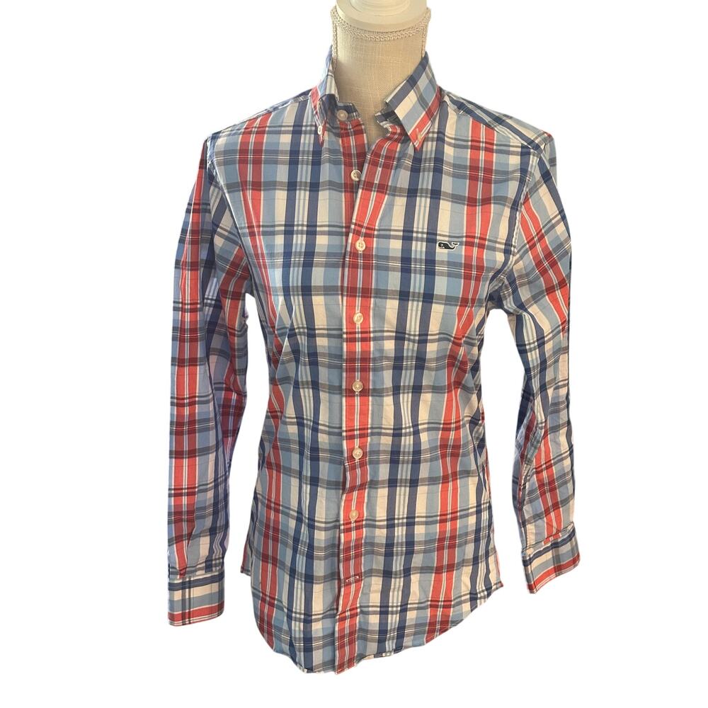 Vineyard Vines Slim Fit What Shirt Size XS
